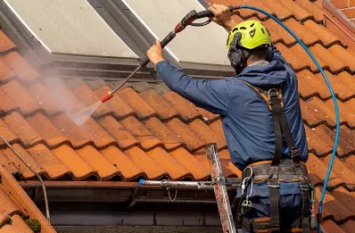 Démoussage et hydrofuge de toiture à Verpel